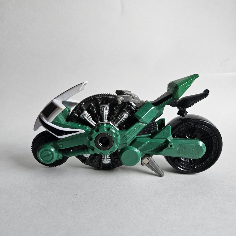 Bandai Power Rangers Samurai Green Forest Spirit Cycle Motorcycle Toy 2011